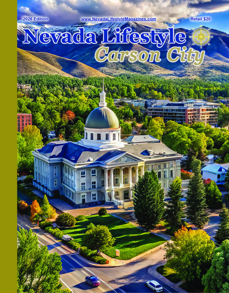Nevada Lifestyle Carson City 2026 magazine cover with Capitol building